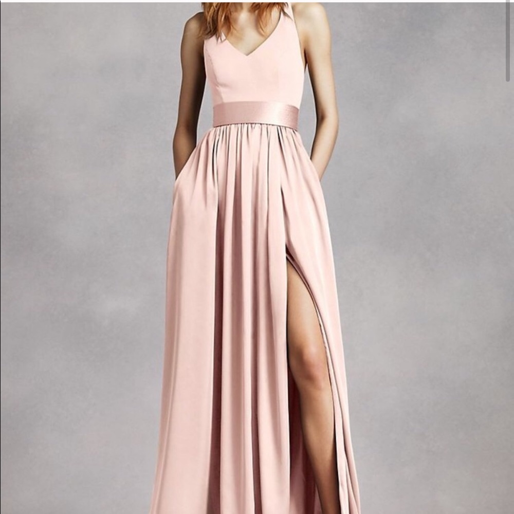 White by Vera Wang Bridesmaid Dress in Blush
